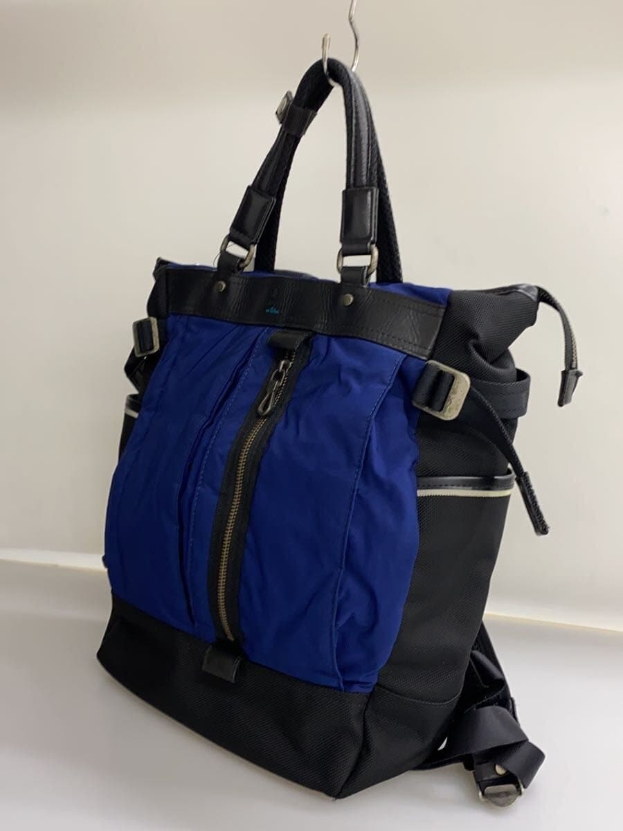 LANVIN en Bleu Tote Bag Nylon BLK Solid 2