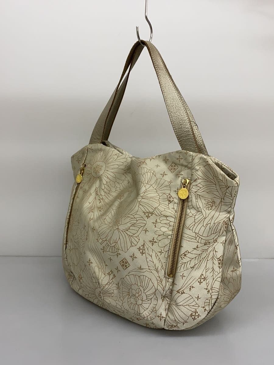 russet Tote Bag Nylon CRM All Over Pattern 2