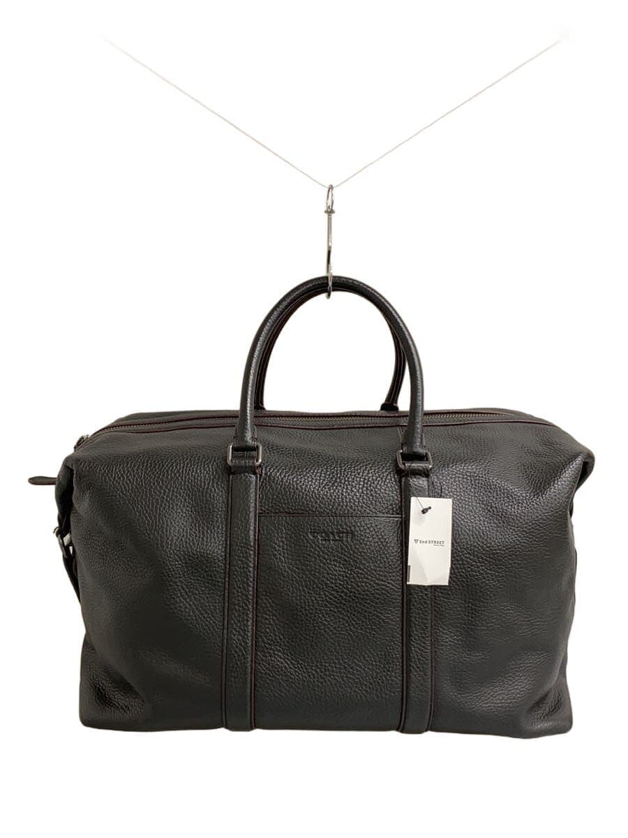 COACH Boston Bag Leather BLK Solid