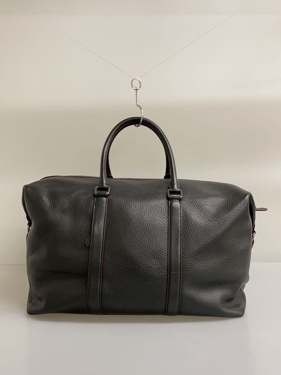 COACH Boston Bag Leather BLK Solid 3