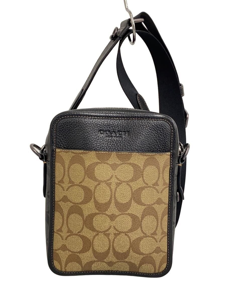 COACH Shoulder Bag Leather CML All Over Pattern cc090