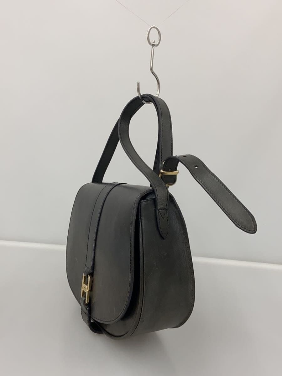 A.P.C. shoulder bag leather black plain 2