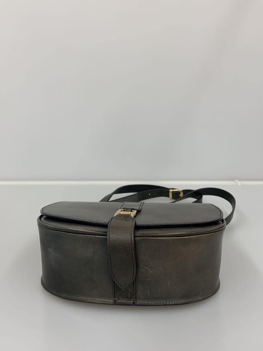 A.P.C. shoulder bag leather black plain 4