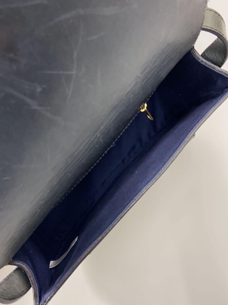 A.P.C. shoulder bag leather black plain 6