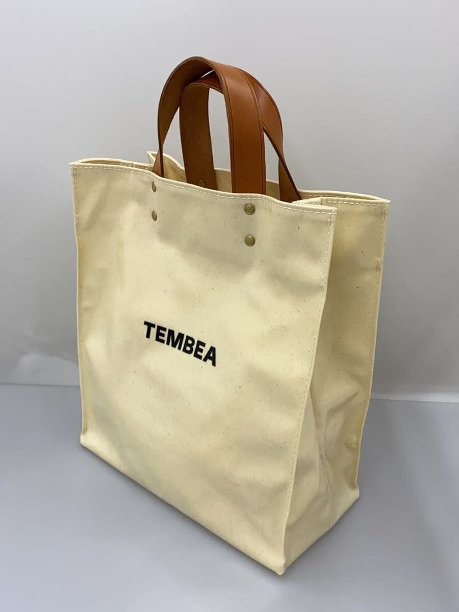 TEMBEA × IL BISONTE Paper Tote Tote Bag PVC BEG 2