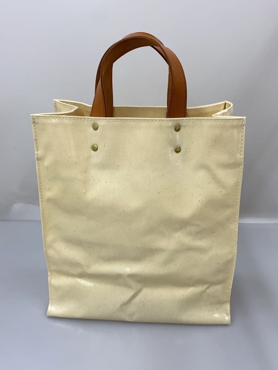 TEMBEA × IL BISONTE Paper Tote Tote Bag PVC BEG 3