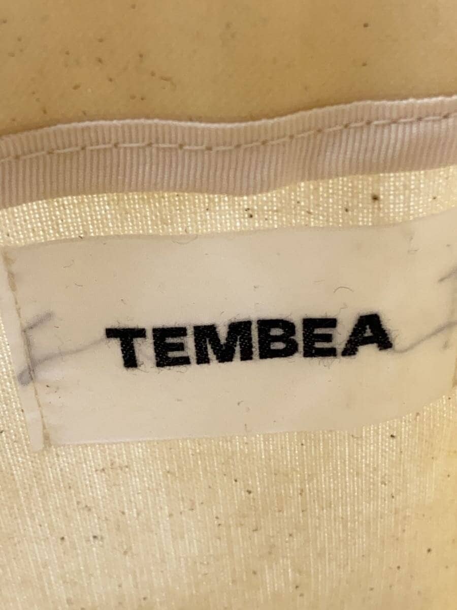 TEMBEA × IL BISONTE Paper Tote Tote Bag PVC BEG 5