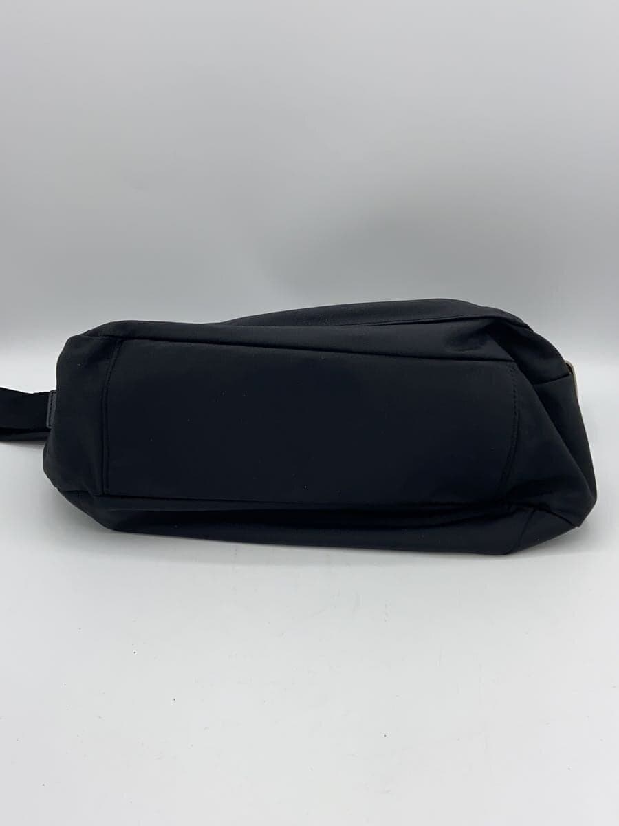 agnes b. Shoulder Bag Nylon BLK Solid FT03-04 4