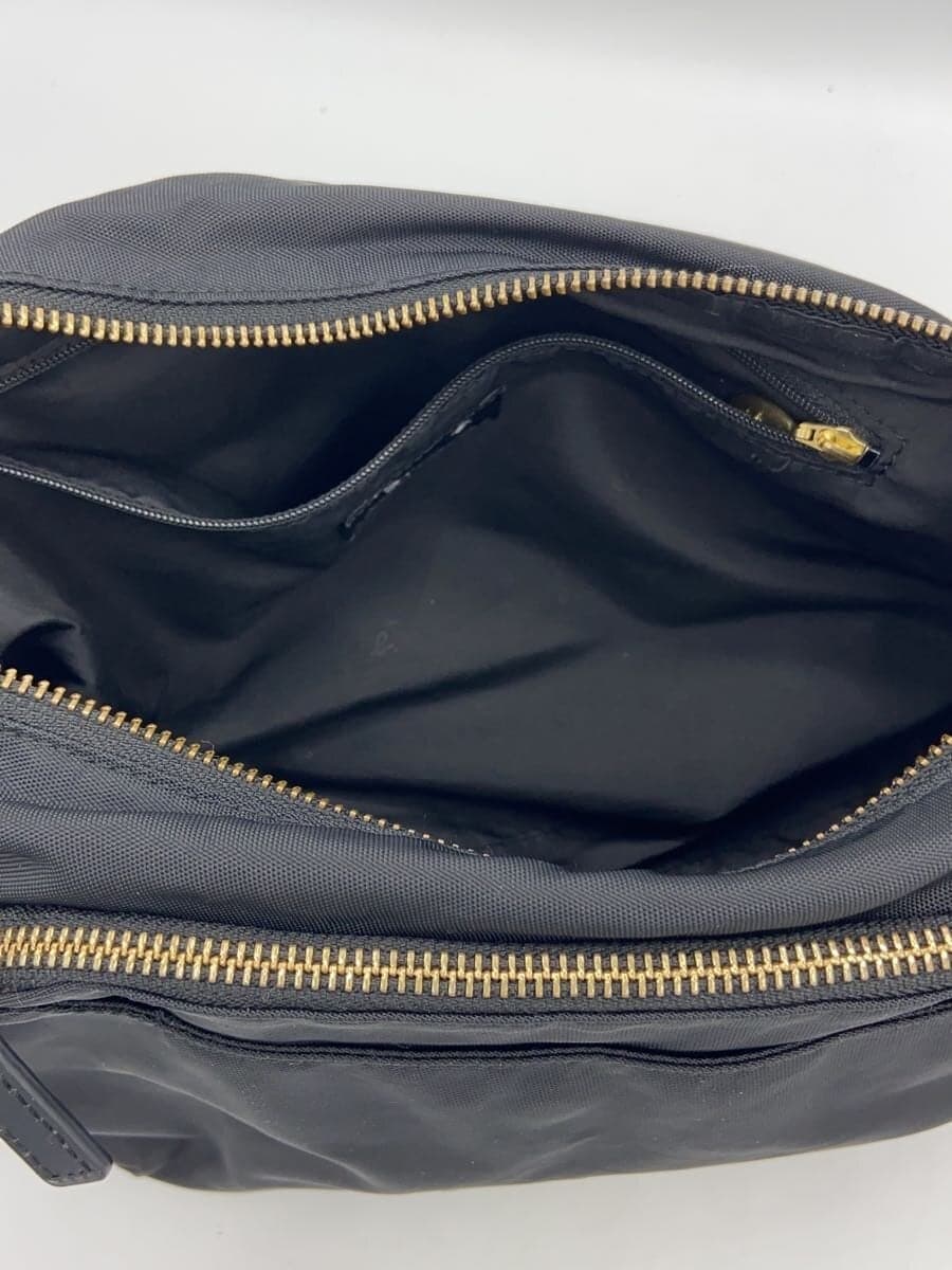 agnes b. Shoulder Bag Nylon BLK Solid FT03-04 6