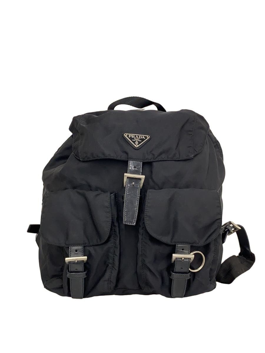 PRADA backpack nylon BLK B6677