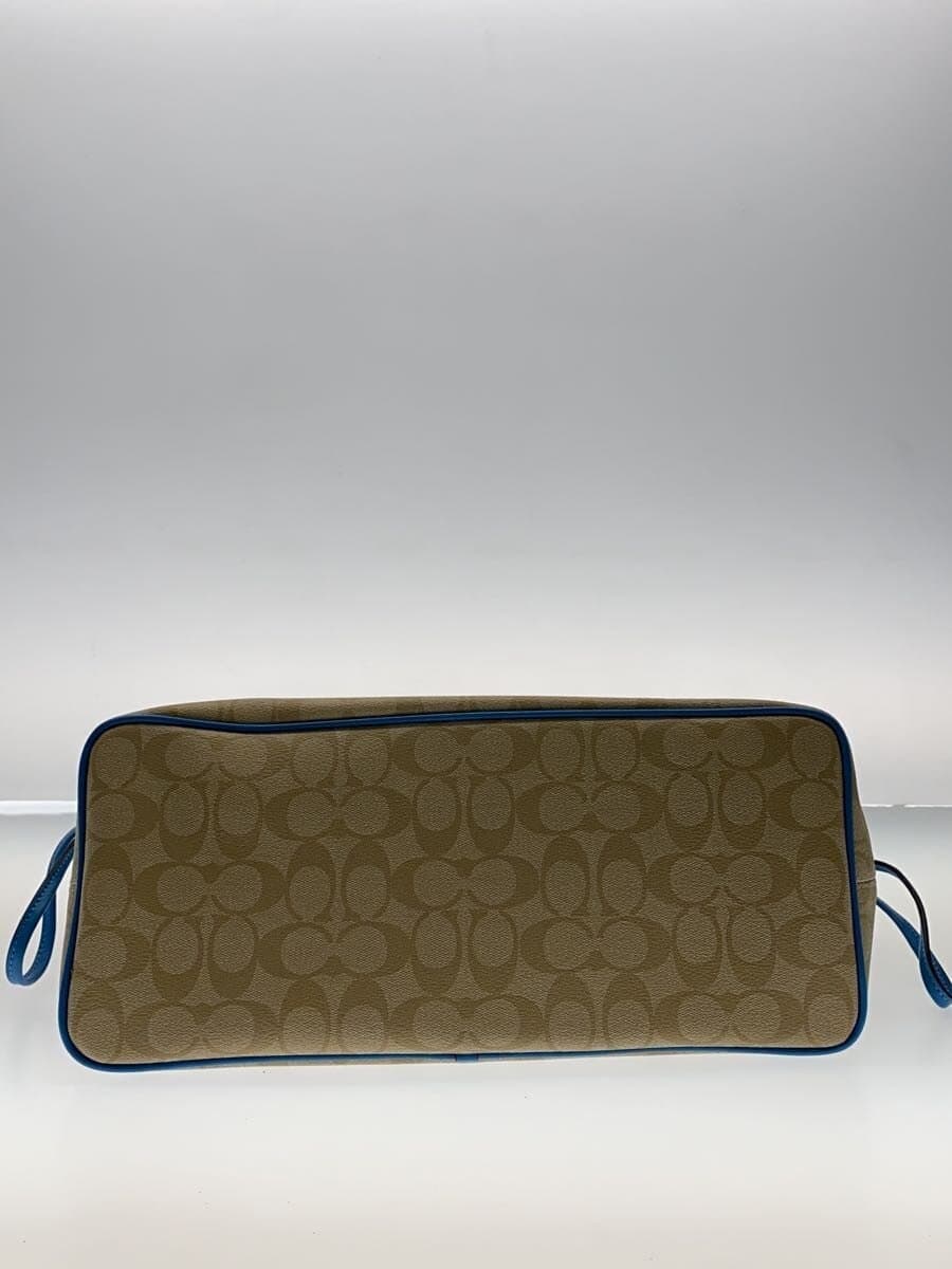 COACH Shoulder Bag_Signature PVC BEG F57842 4