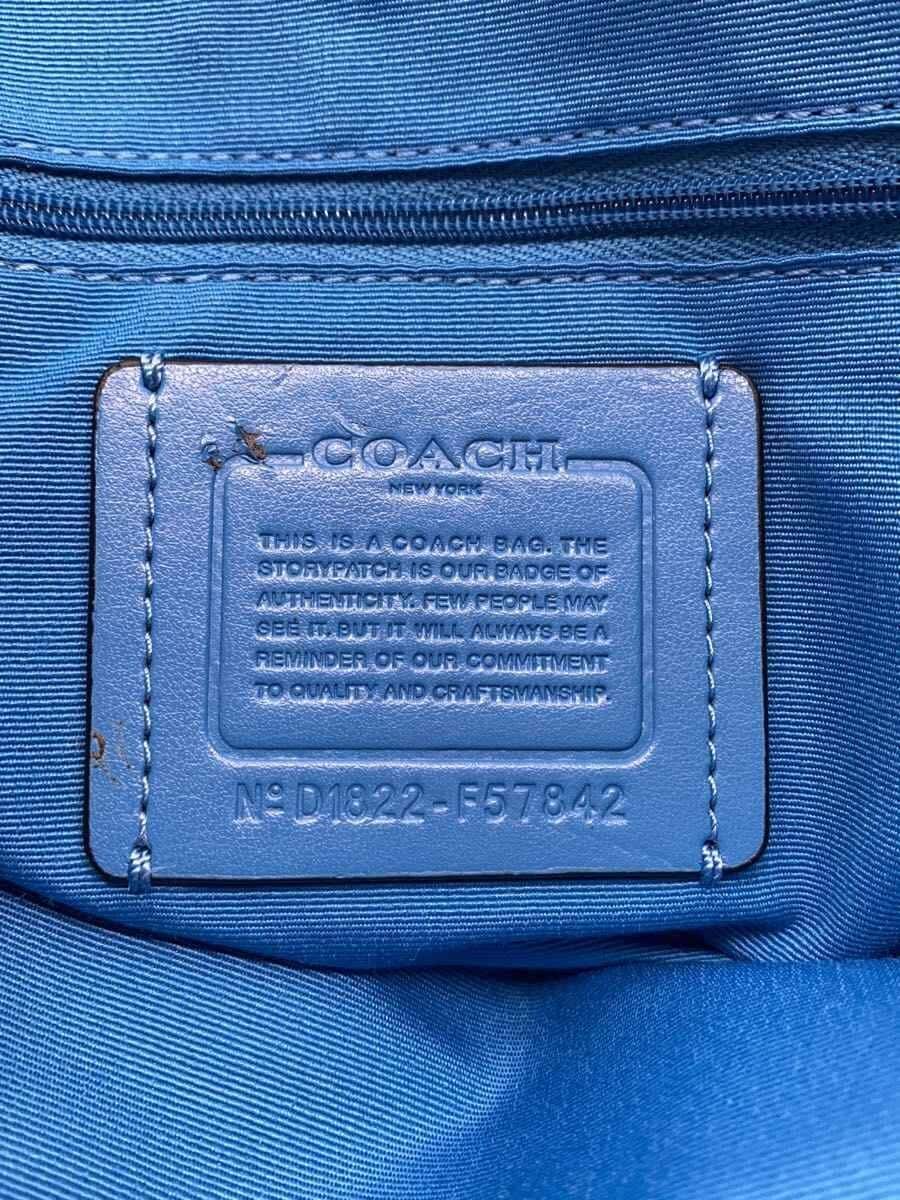 COACH Shoulder Bag_Signature PVC BEG F57842 5