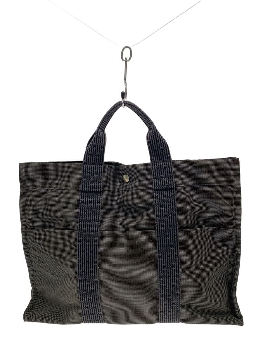 HERMES Tote Bag Cotton BRW All Over Pattern