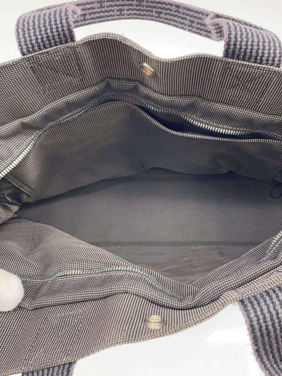 HERMES Tote Bag Cotton BRW All Over Pattern 6