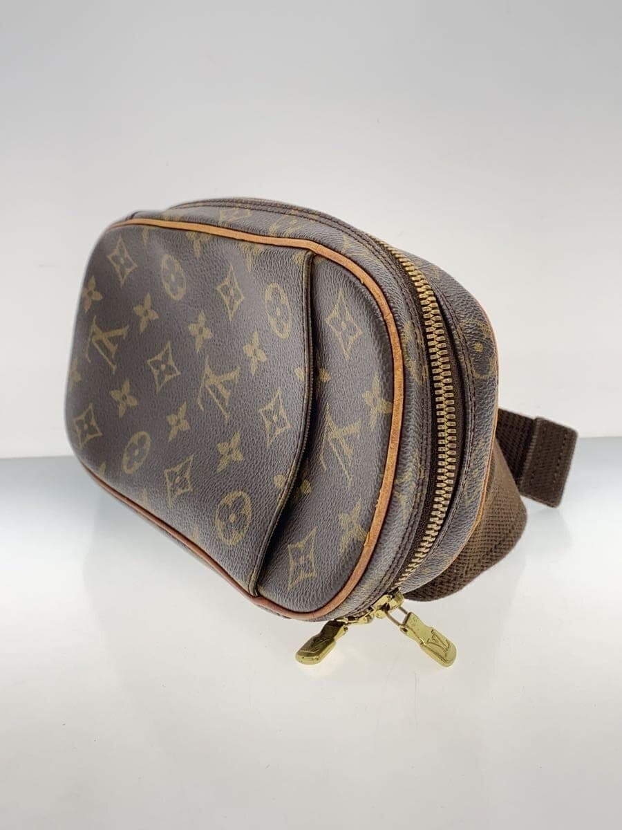 LOUIS VUITTON Pochette Ganjou _Monogram Canvas PVC BRW All Over Pattern 2