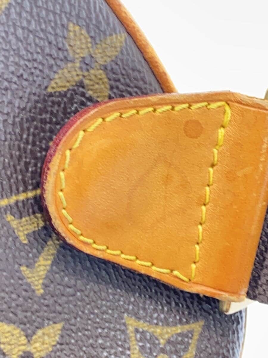 LOUIS VUITTON Pochette Ganjou _Monogram Canvas PVC BRW All Over Pattern 7