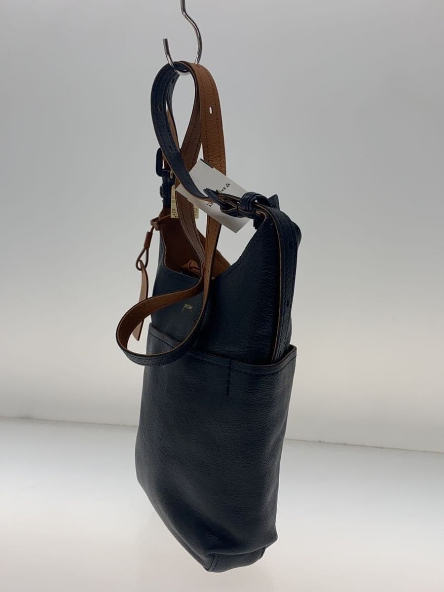 GENTEN Shoulder Bag Cow Leather NVY 44100 86 2