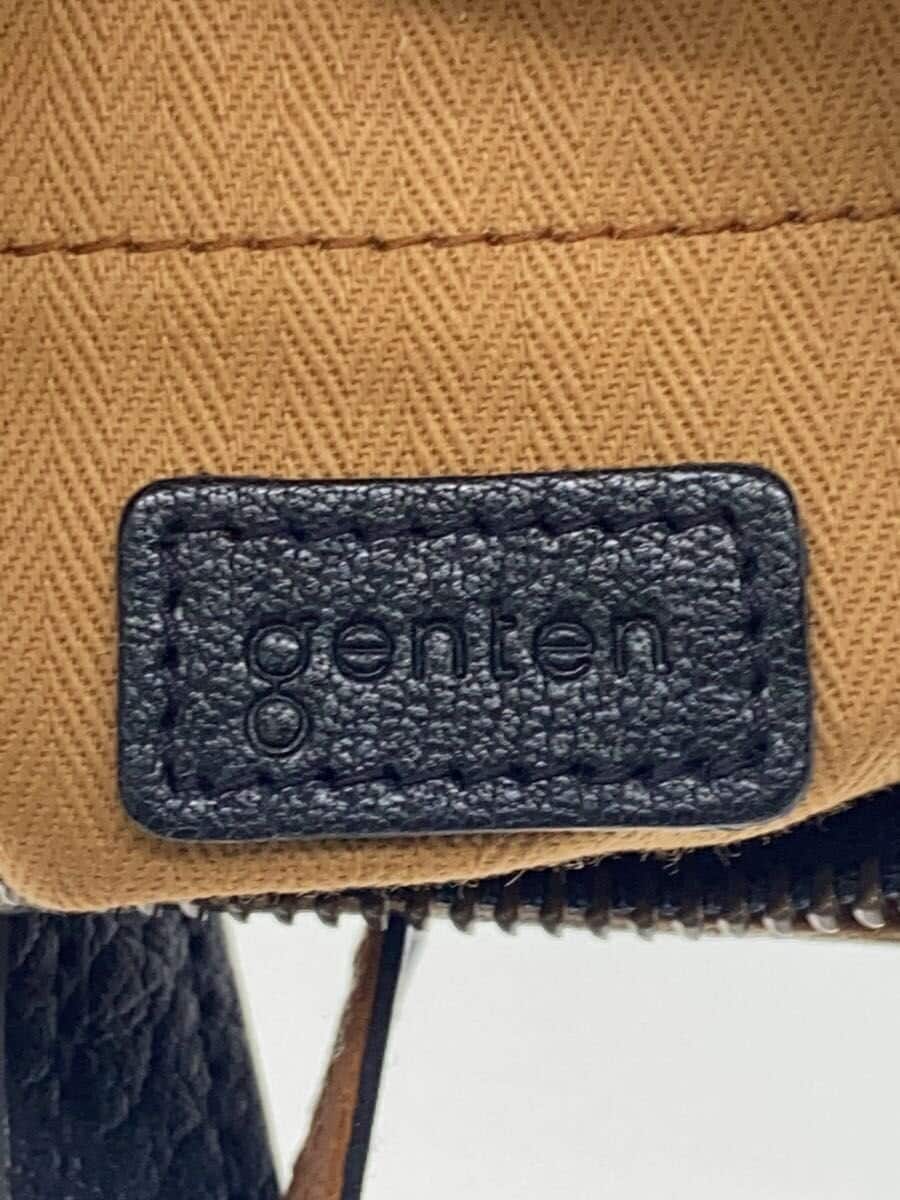 GENTEN Shoulder Bag Cow Leather NVY 44100 86 5