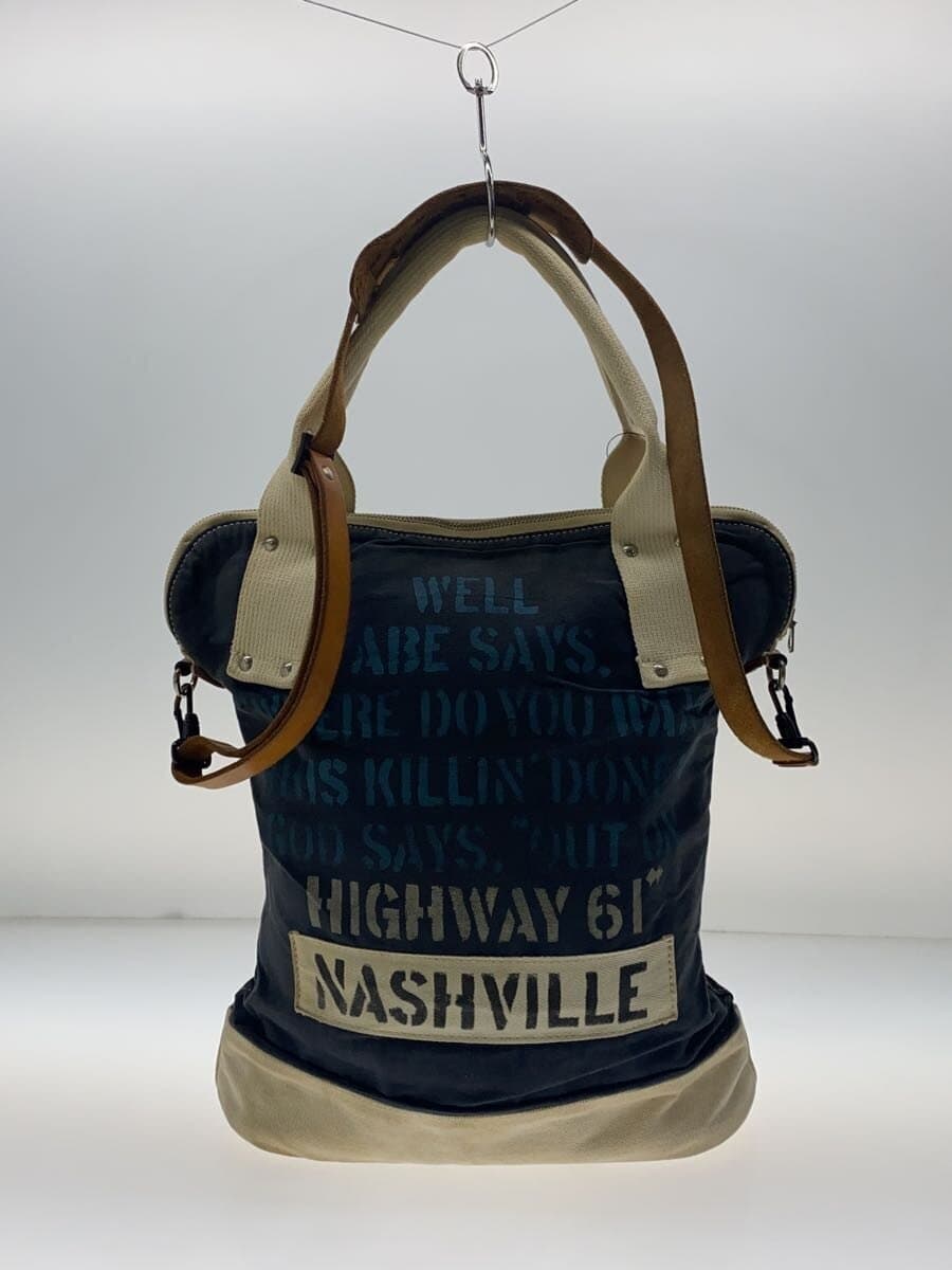 BARNSTORMER Shoulder Bag Canvas NVY 3