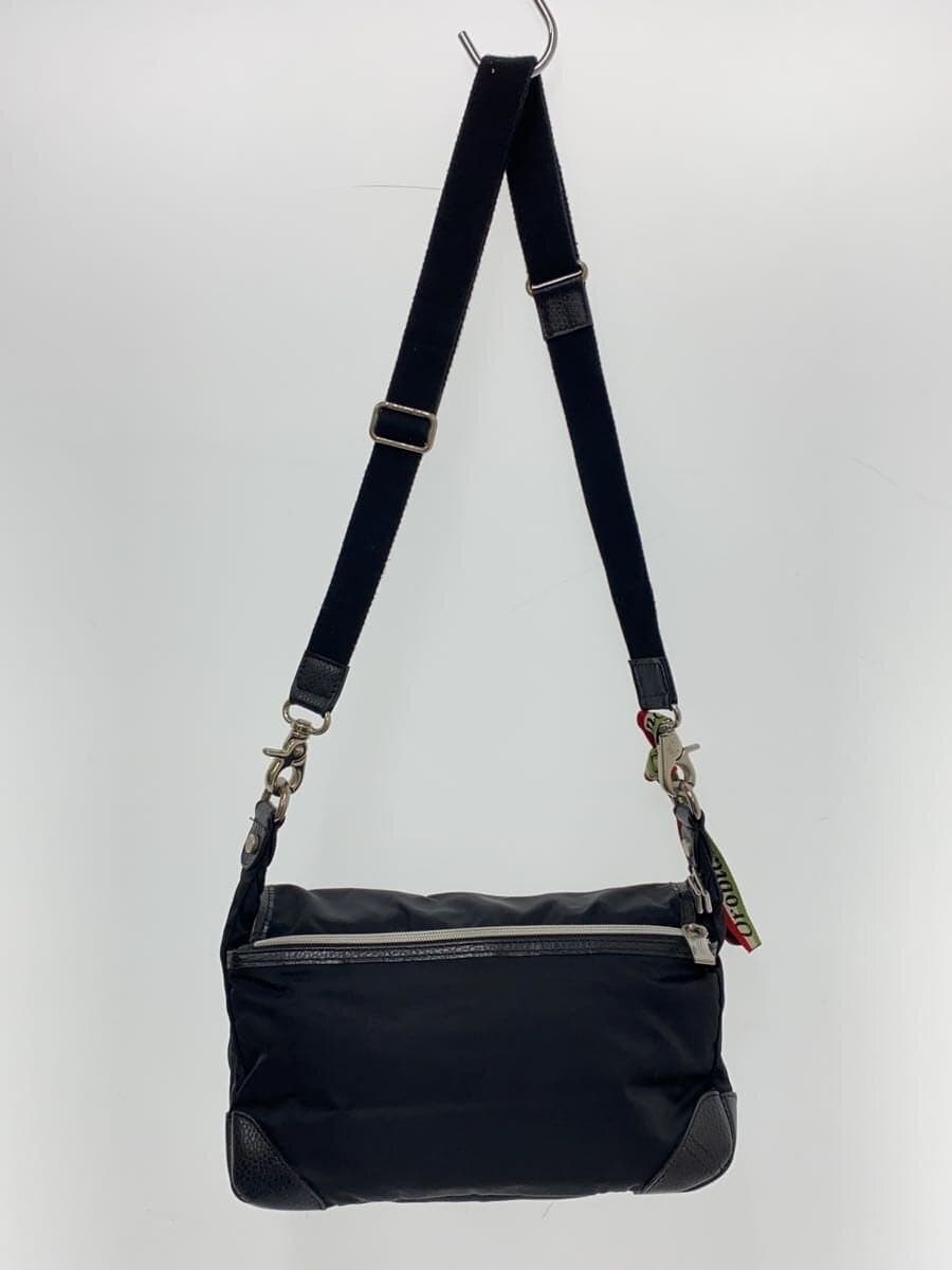 Orobianco Shoulder Bag Nylon Black Solid Color 3