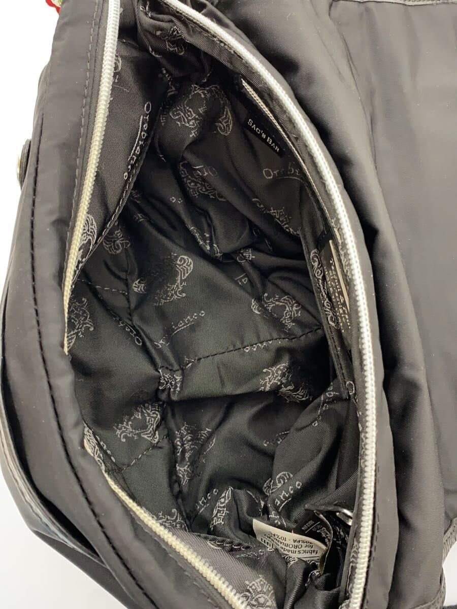 Orobianco Shoulder Bag Nylon Black Solid Color 6