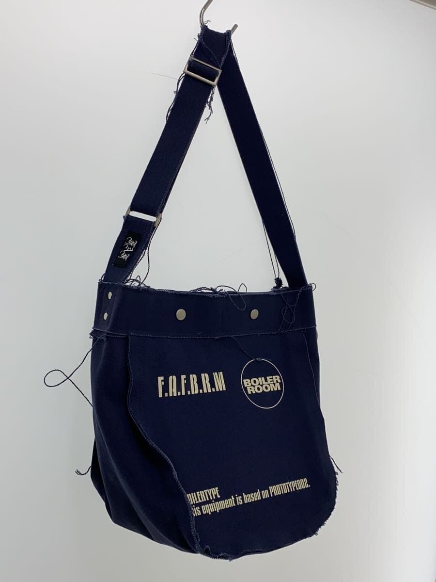 BOILER ROOM x FAF Shoulder Bag Canvas NVY 00242802-BR 2