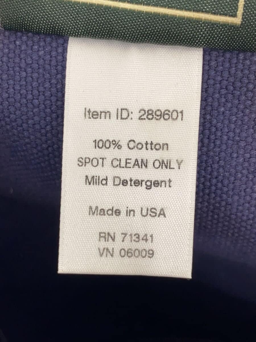 L.L.Bean 3 Tone BOAT AND TOTE Tote Bag Cotton NVY 289601 6
