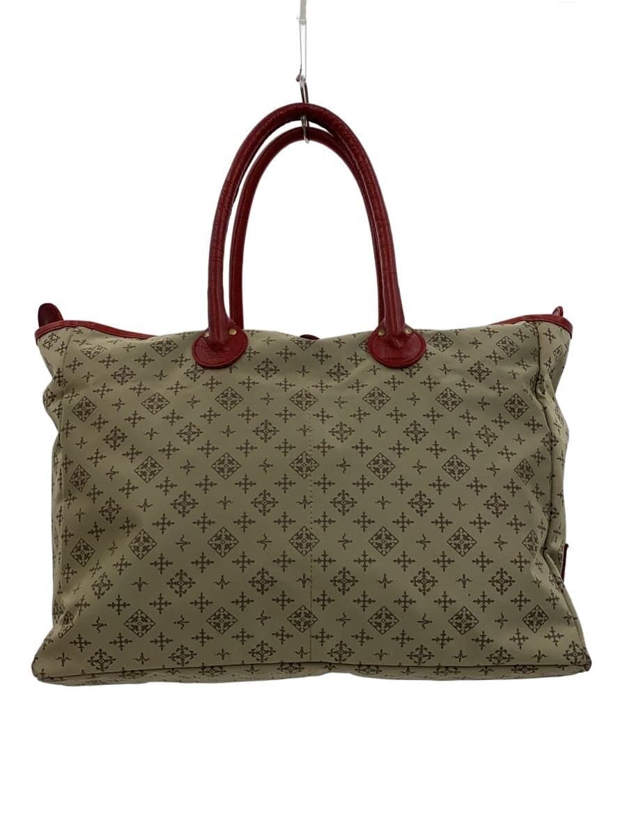 russet Tote Bag BEG All Over Pattern