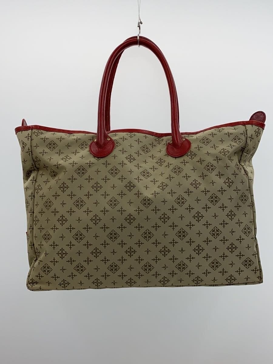 russet Tote Bag BEG All Over Pattern 3