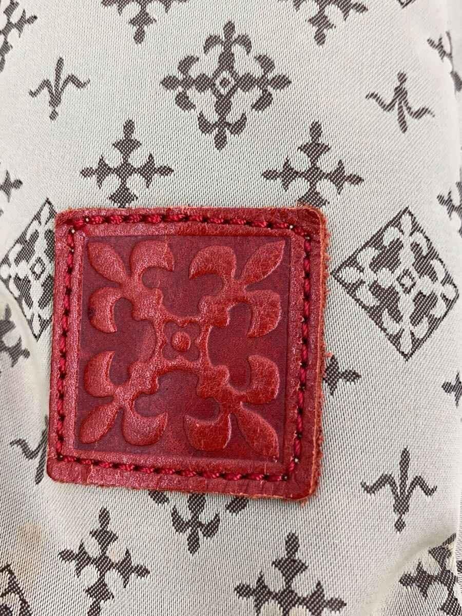 russet Tote Bag BEG All Over Pattern 5