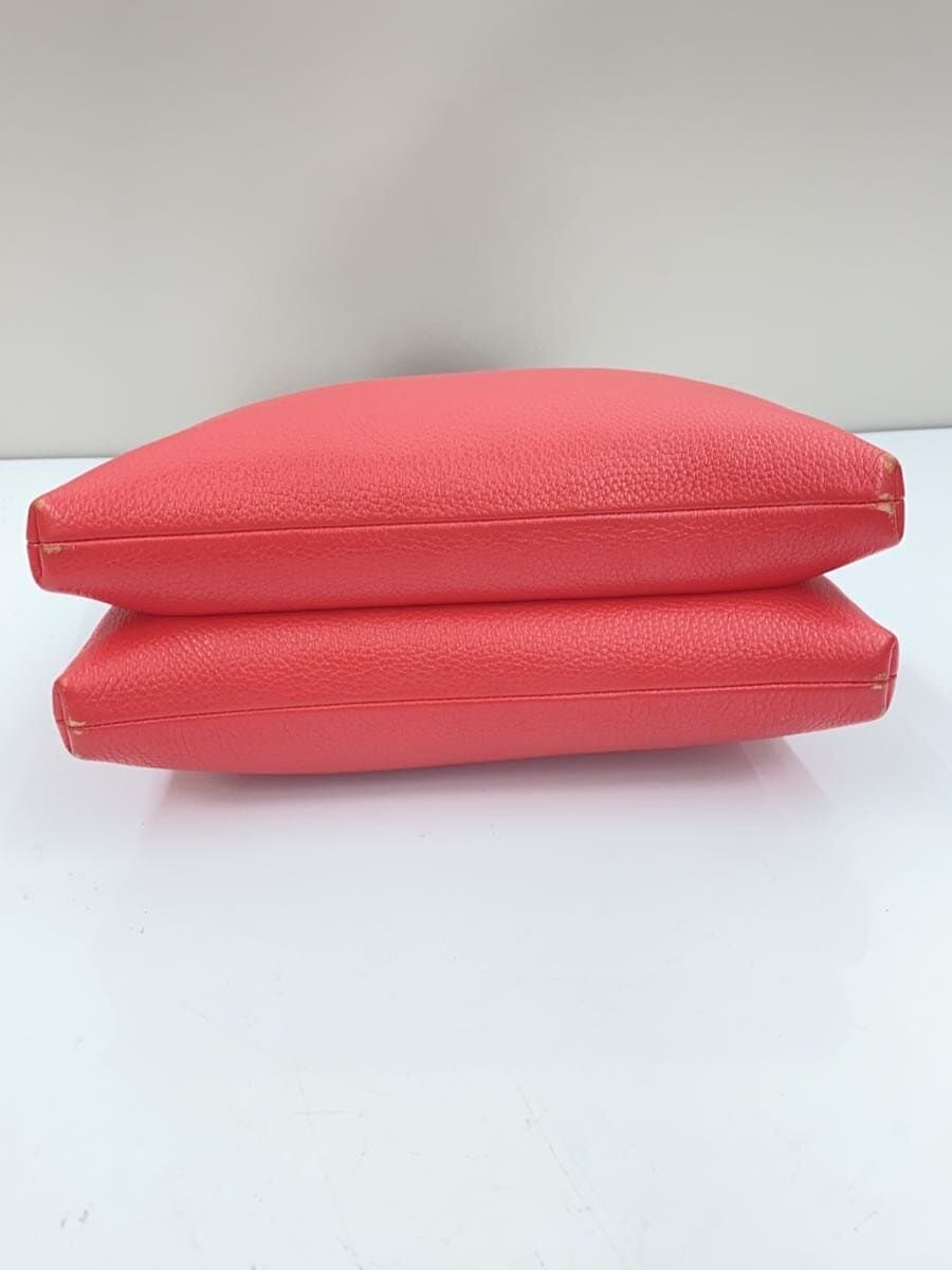 COACH Shoulder Bag PNK Solid 4