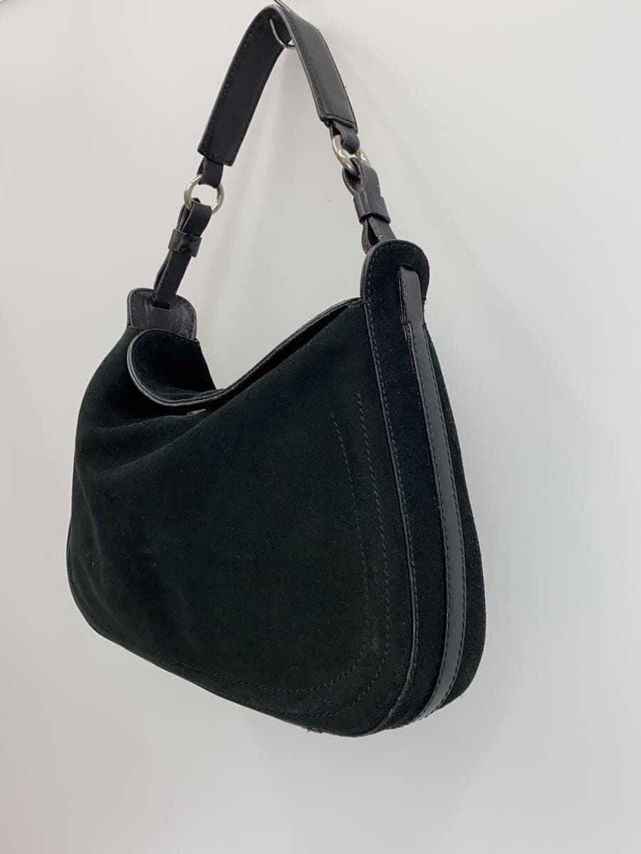 GHERARDINI Handbag Suede BLK Consider Condition 2