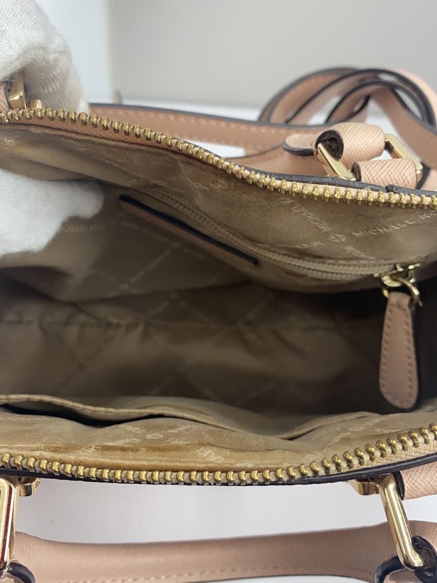 MICHAEL KORS Shoulder Bag Leather BEG All Over Pattern AC-1905 6