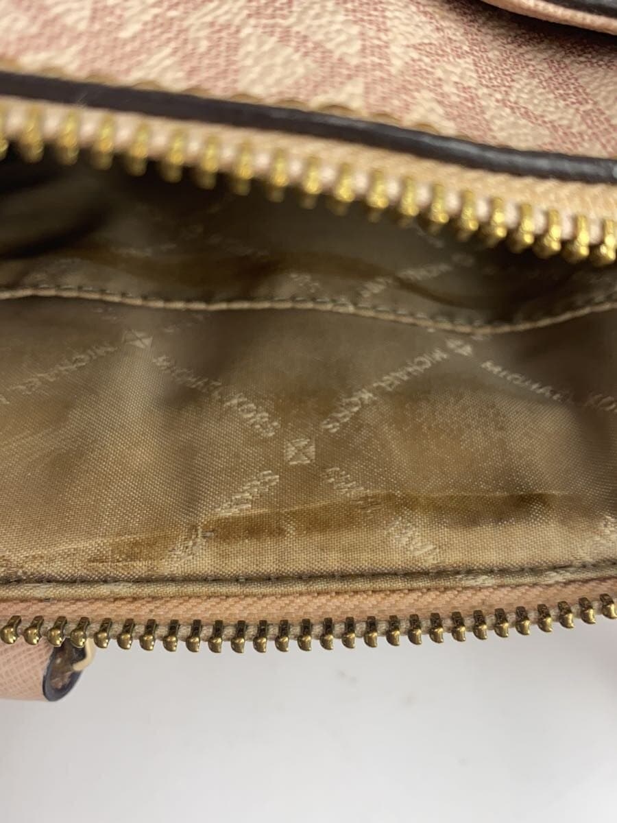 MICHAEL KORS Shoulder Bag Leather BEG All Over Pattern AC-1905 7