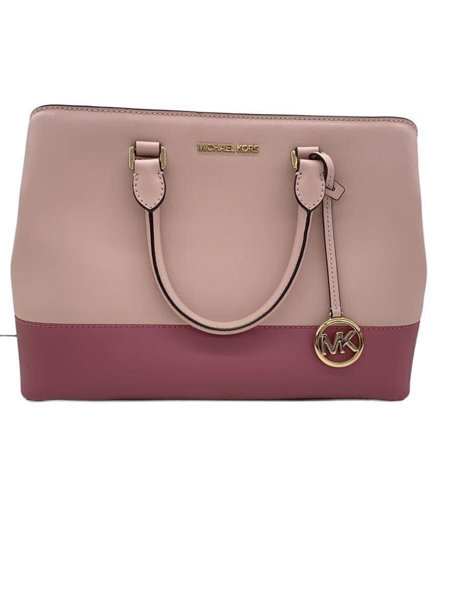 MICHAEL KORS Handbag Leather PNK All-over pattern IM-1910