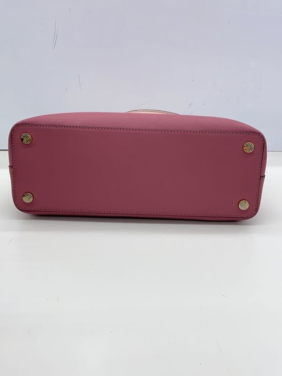 MICHAEL KORS Handbag Leather PNK All-over pattern IM-1910 4