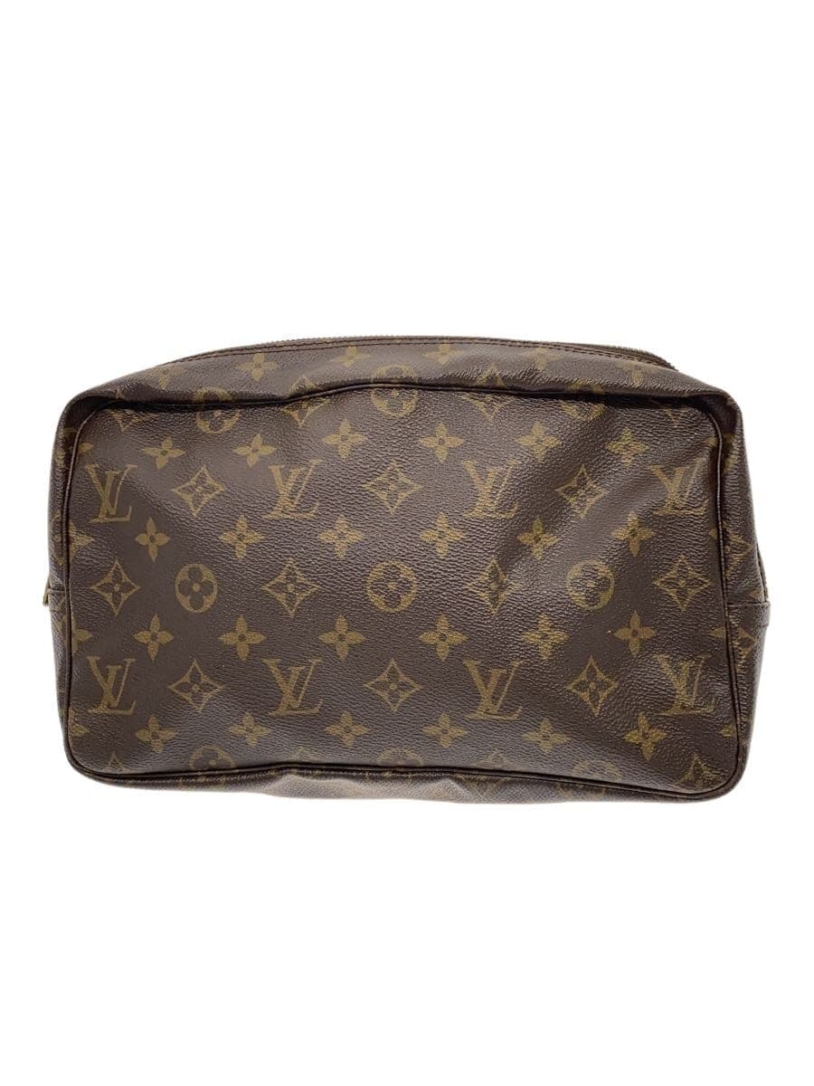 LOUIS VUITTON Trousse Toilette 28_Monogram Canvas PVC BRW