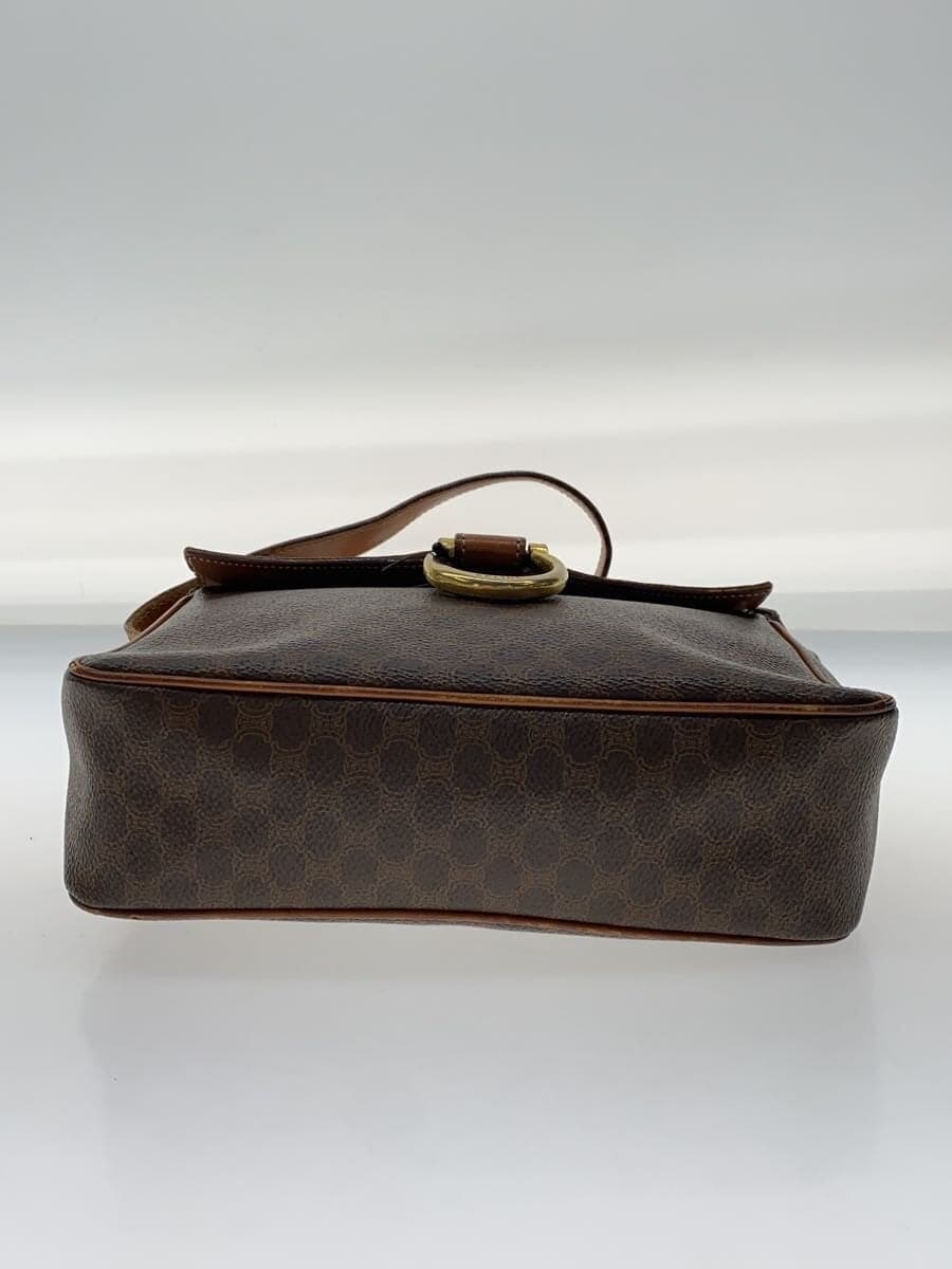 CELINE shoulder bag leather BRW all-over pattern Macadam pattern Gancini 4