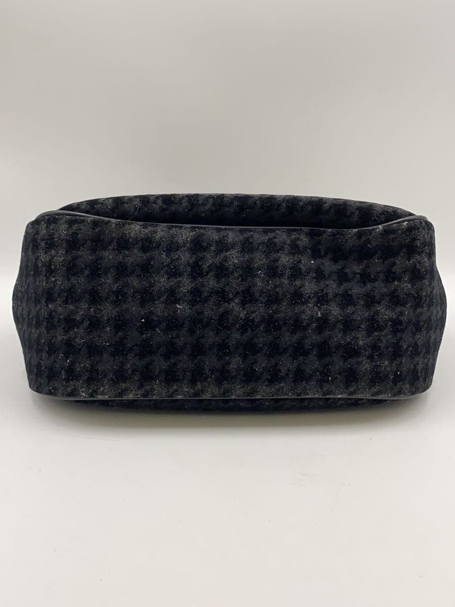 mila schon Handbag Leather BLK Houndstooth 4