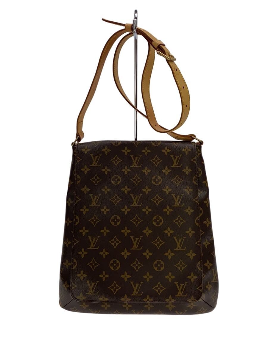 LOUIS VUITTON Musette_Monogram Canvas PVC BRW