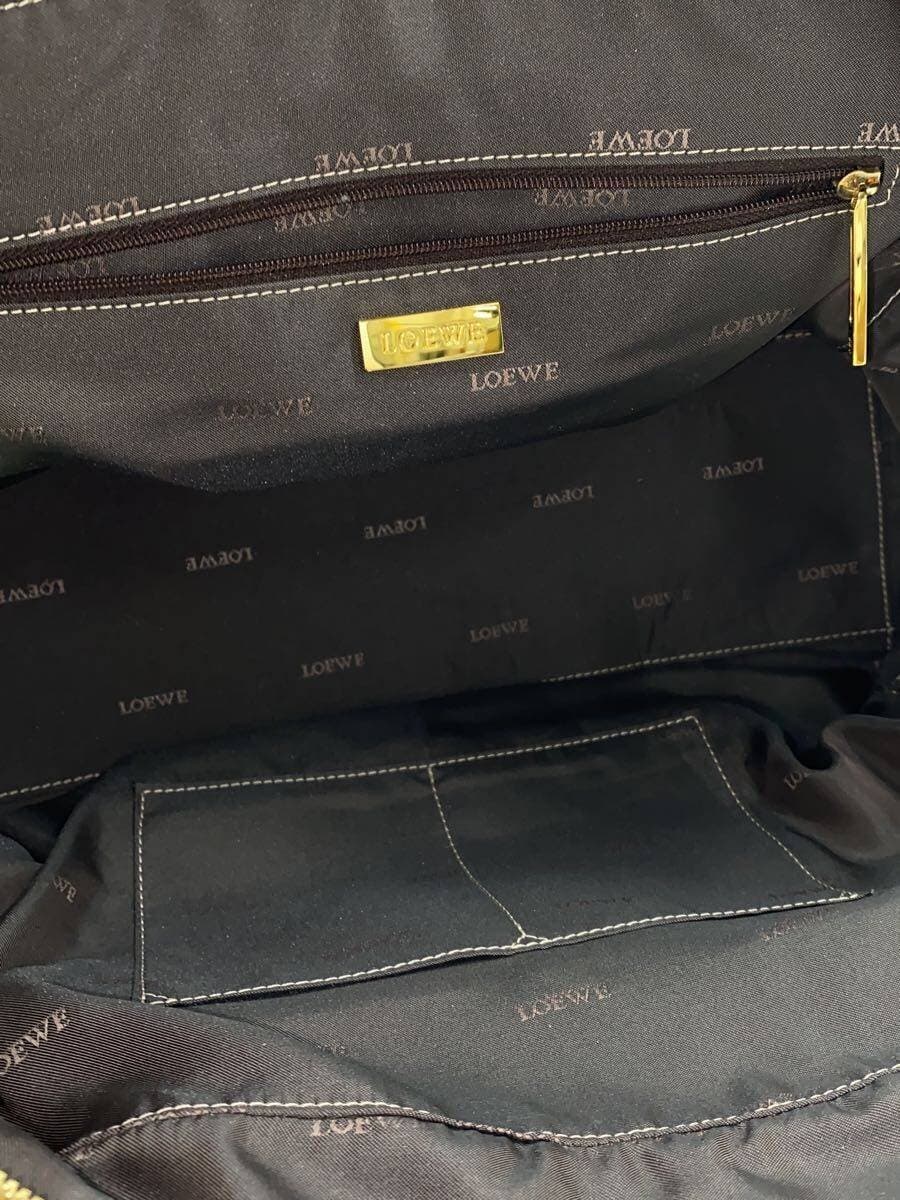 LOEWE handbag leather BEG Amazona 36 6