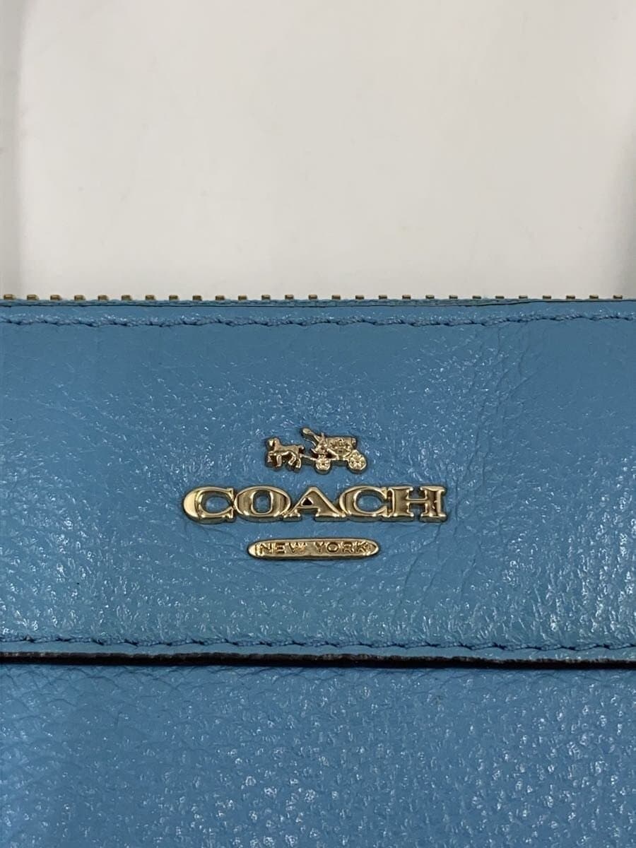 COACH Handbag_All Leather Leather BLU 5