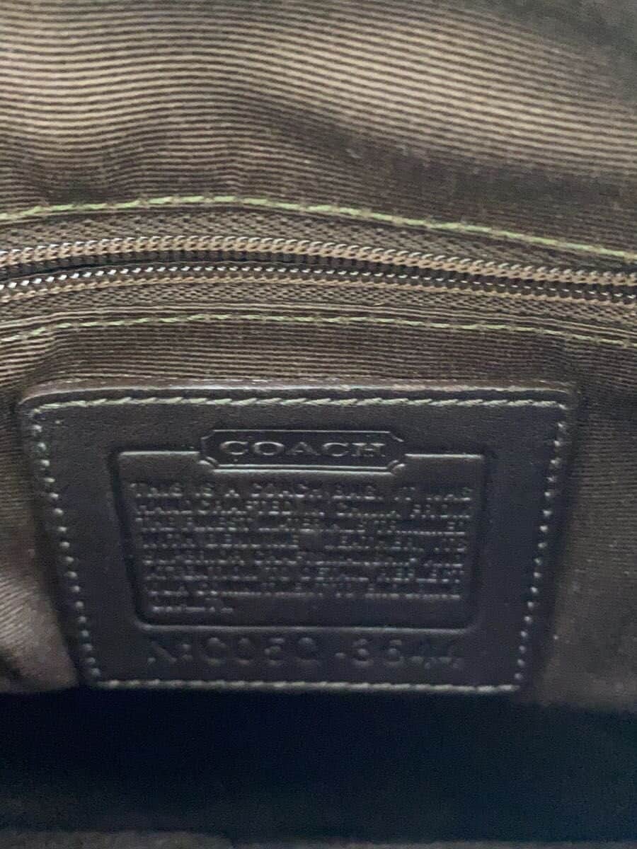 COACH Shoulder Bag Canvas BRW All Over Pattern 3644 5