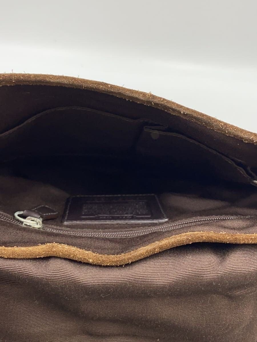 COACH Shoulder Bag Canvas BRW All Over Pattern 3644 7