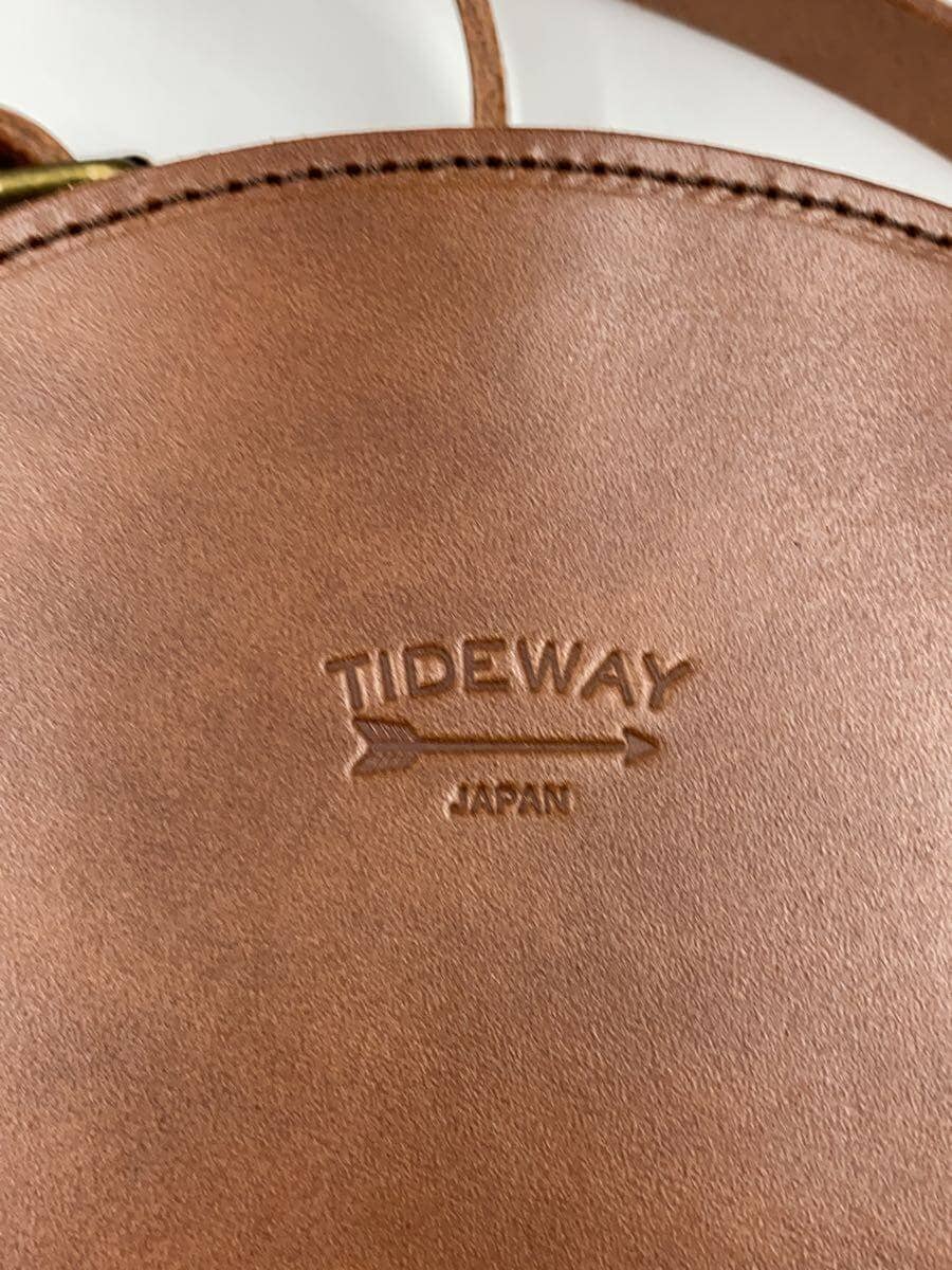 TIDEWAY Shoulder Bag Leather BRW Solid 5