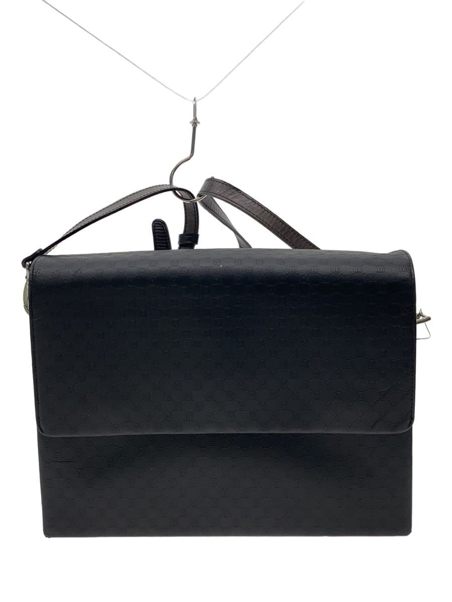 MORESCHI shoulder bag -- BLK all-over pattern
