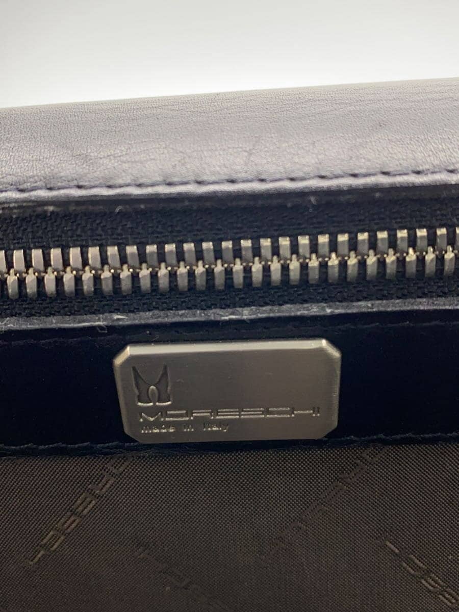 MORESCHI shoulder bag -- BLK all-over pattern 6