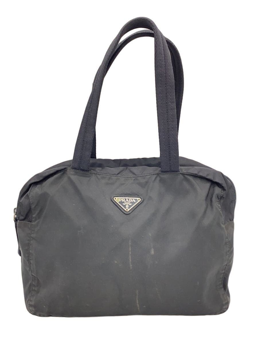 PRADA Boston Bag Nylon BLK Solid