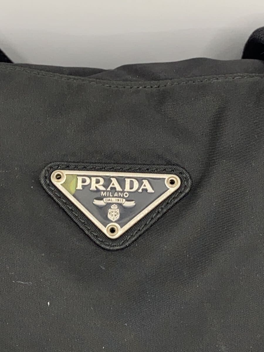 PRADA Boston Bag Nylon BLK Solid 5