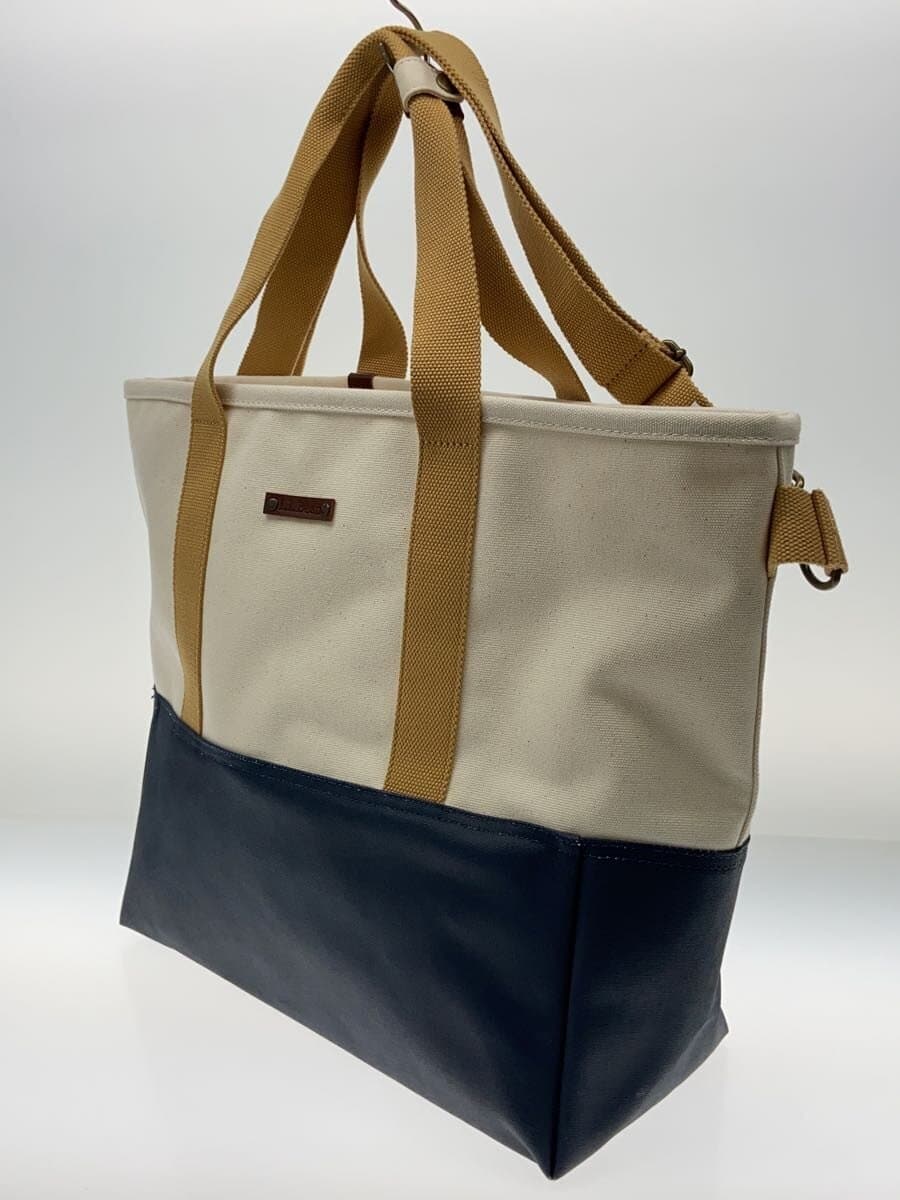 L.L.Bean Tote Bag Cotton IVO Plain 513729 2